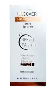 Uv Cover Sun Screen Gel SPF 50 PA+++ 50gm